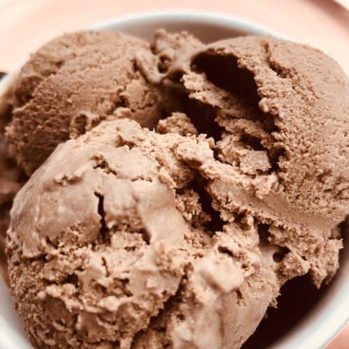 Creamy Keto Chocolate Ice Cream Maker Recipe Keto Dessert Recipes